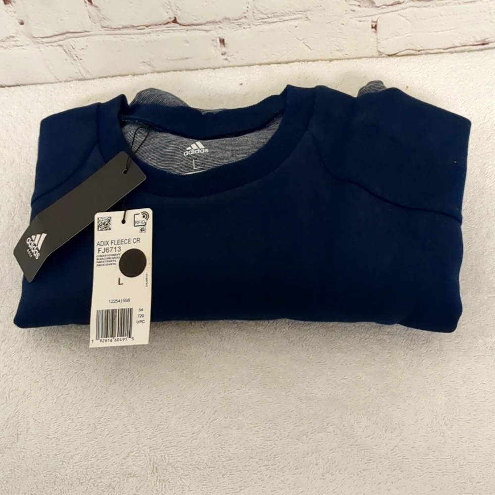 Adidas Golf Mens Adicross Heather Crew Fleece Pullover
